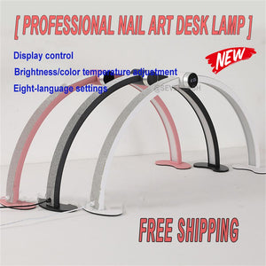 Foldable U-Shaped Crescent Nail Lamp