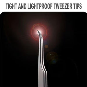 Silver Stainless Steel Tweezers sets For Lash Extension