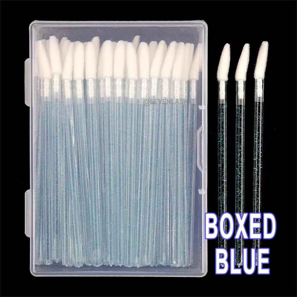 Slanted Crystal Handle Lip Brush (50 pieces/piece)