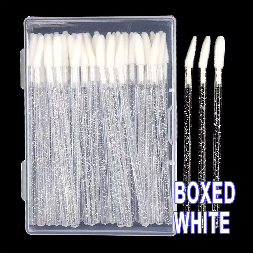 Slanted Crystal Handle Lip Brush (50 pieces/piece)