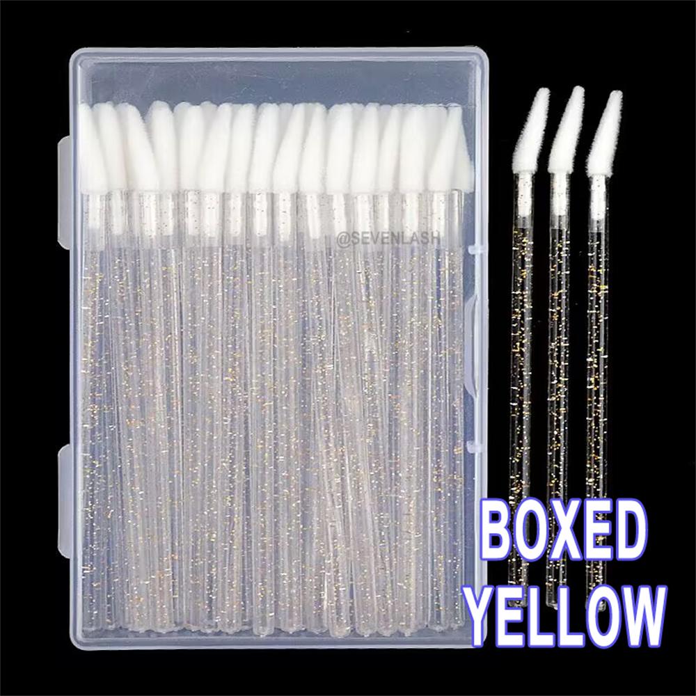 Slanted Crystal Handle Lip Brush (50 pieces/piece)