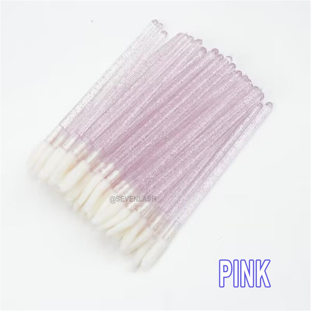 Slanted Crystal Handle Lip Brush (50 pieces/piece)