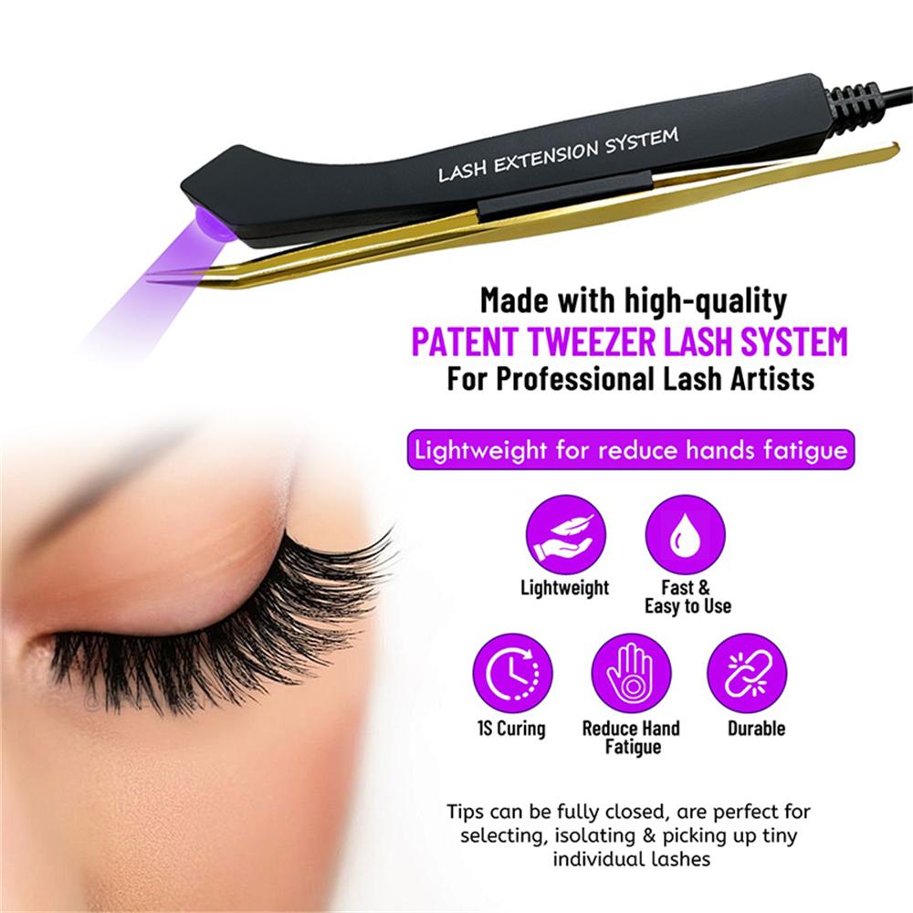 UV LED Tweezer Lamp Foot Pedal Remote for Eyelash Extensions