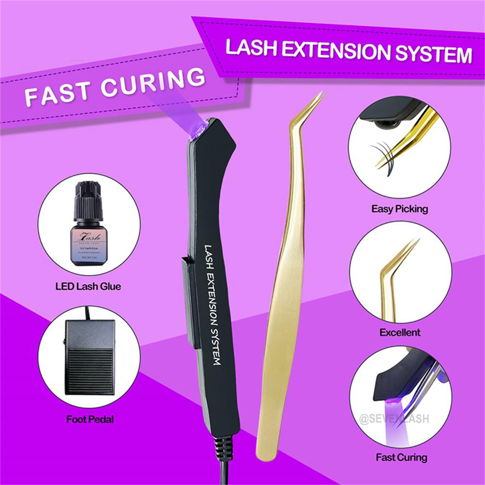 UV LED Tweezer Lamp Foot Pedal Remote for Eyelash Extensions