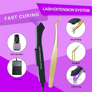 UV LED Tweezer Lamp Foot Pedal Remote for Eyelash Extensions