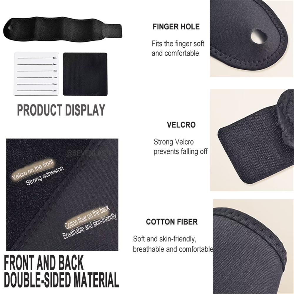 Dual-purpose Velcro Eyelash Extension Wrist Strap
