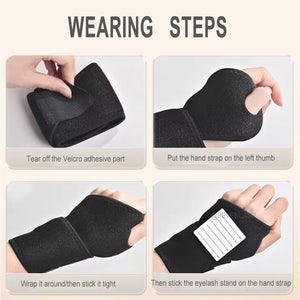 Dual-purpose Velcro Eyelash Extension Wrist Strap