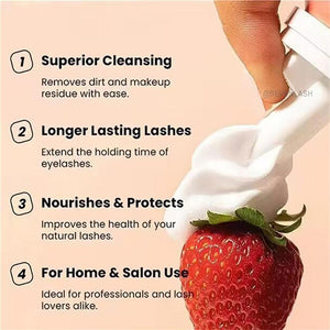 Whipped Lash Cream Shampoo Unscented Foam Cleanser（100ml）