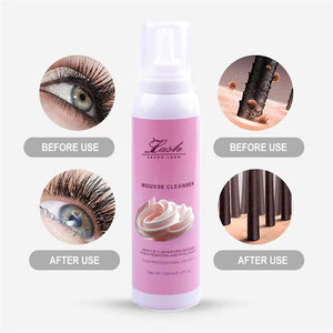 Whipped Lash Cream Shampoo Unscented Foam Cleanser（100ml）