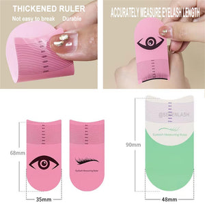 Eyelash Measuring Ruler for Eyelash Extensions