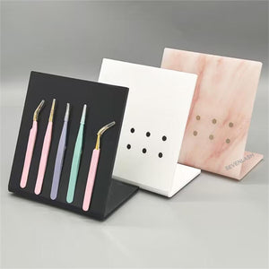 New Acrylic Eyelash Tweezers Storage Display Stand