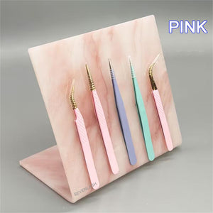 New Acrylic Eyelash Tweezers Storage Display Stand