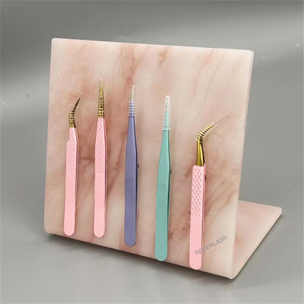 New Acrylic Eyelash Tweezers Storage Display Stand