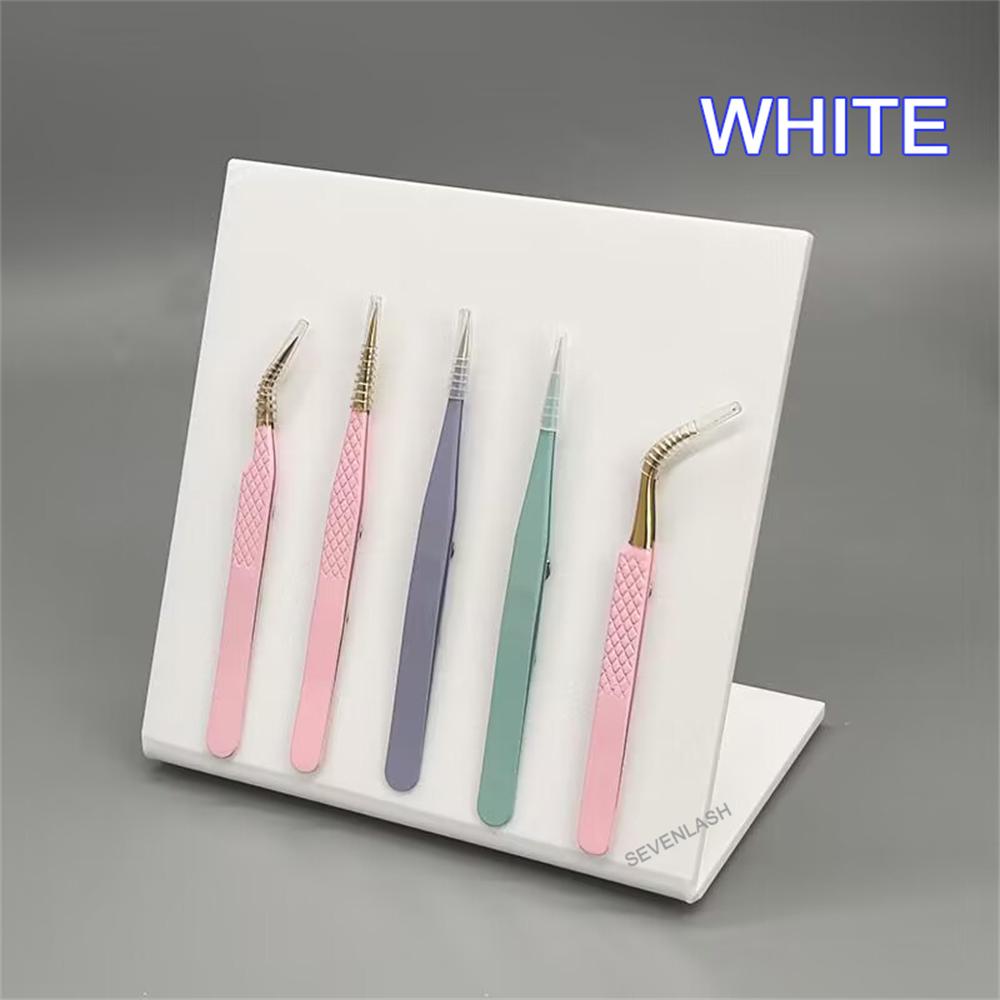 New Acrylic Eyelash Tweezers Storage Display Stand