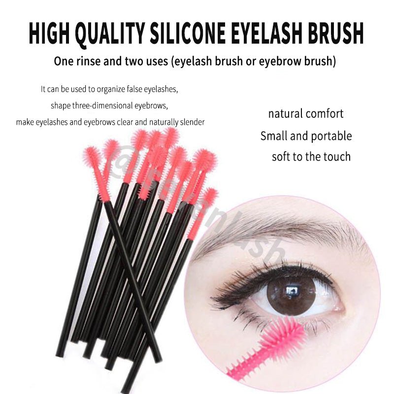 Silicone Lash Brush for Eyelash Extensions 50Pcs/pack