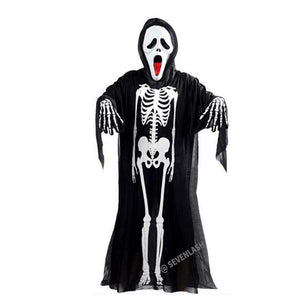 Halloween Skull Skeleton Ghost Clothes Set/Children Adult Horror Costumes