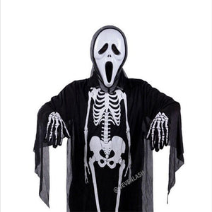 Halloween Skull Skeleton Ghost Clothes Set/Children Adult Horror Costumes