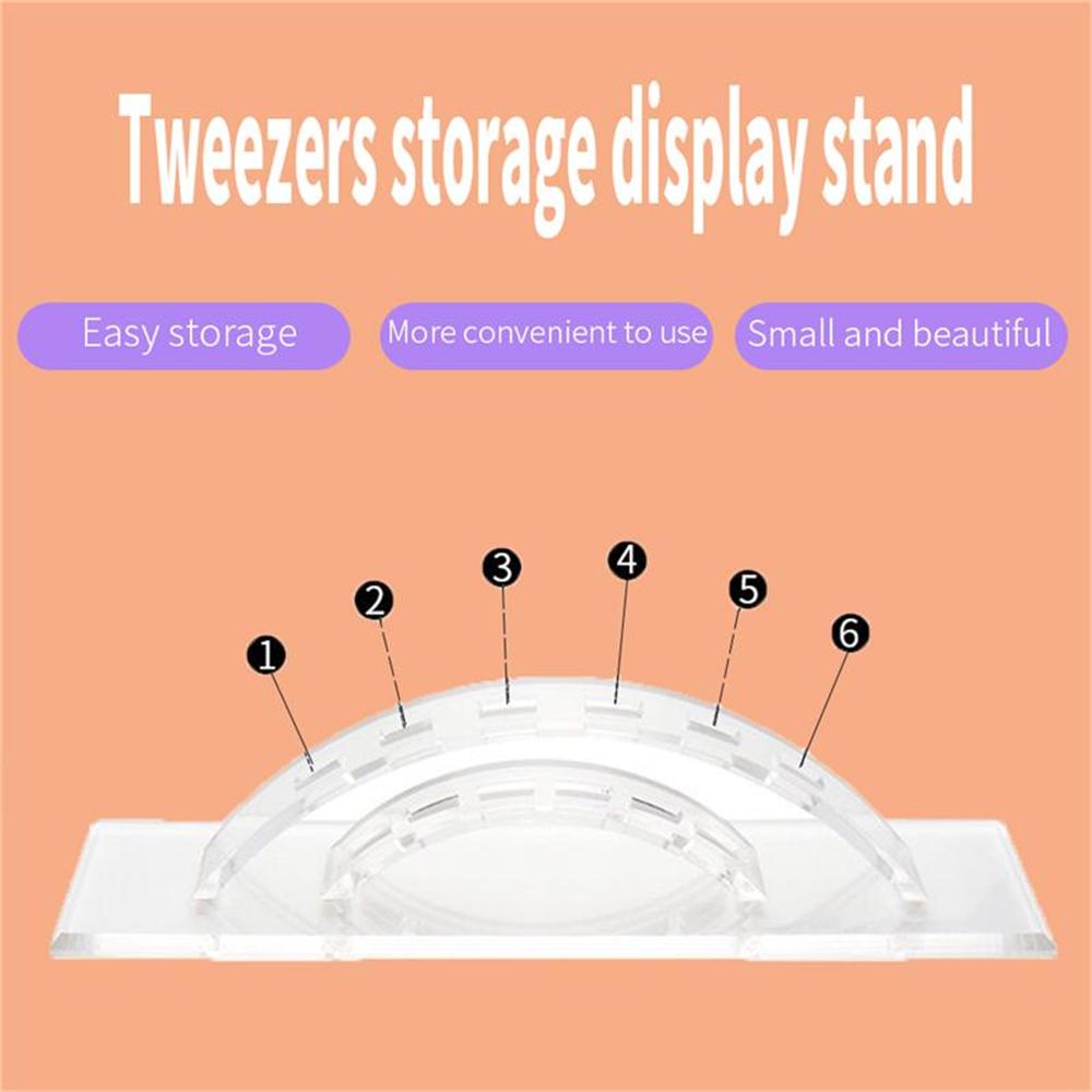 6 Holes Eyelash Extension Tweezer Display Stand / Holder (1pc)