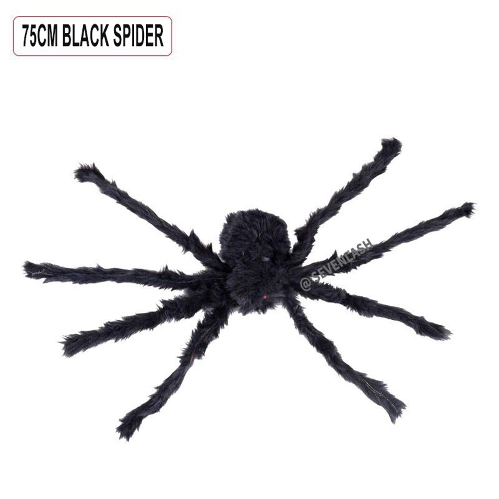 Halloween Decoration Simulation Spider Party Scene Arrangement/Props Plush Spider Web