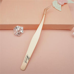 SR-05 Rose Gold Tweezers For EyeLash Extensions