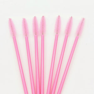 Colorful Eyelash Wands Brush 50 Pieces