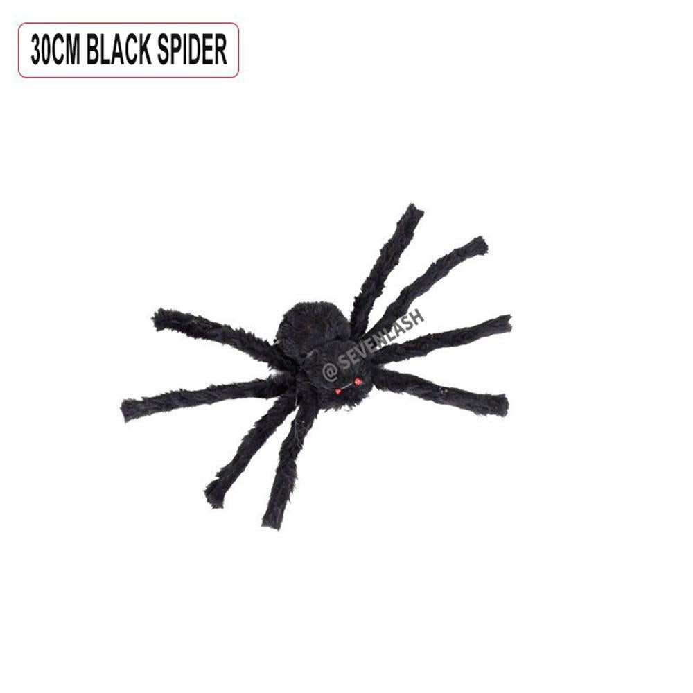 Halloween Decoration Simulation Spider Party Scene Arrangement/Props Plush Spider Web