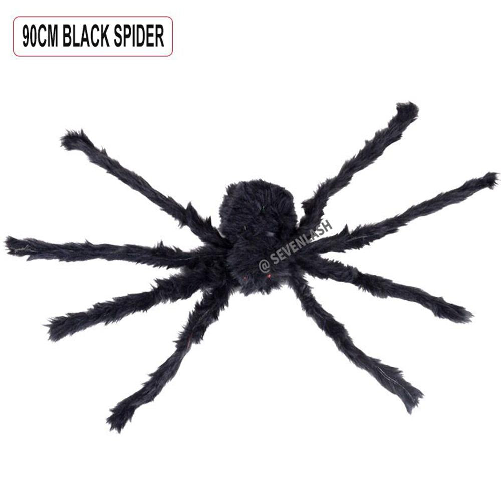 Halloween Decoration Simulation Spider Party Scene Arrangement/Props Plush Spider Web