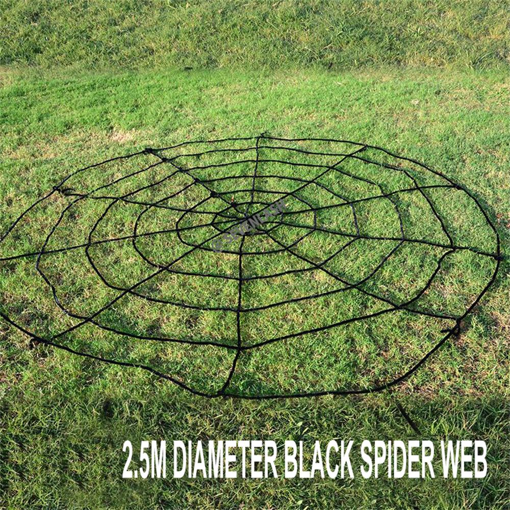 Halloween Decoration Simulation Spider Party Scene Arrangement/Props Plush Spider Web