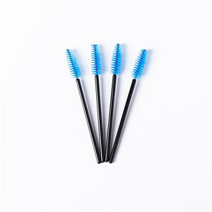 Eyelash Wands Brush With Black Stick 50 Pieces