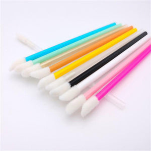 Colorful Lint Free Lip Eyelash Brush 50 pieces/pack