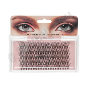 30D 40D Individual Cluster DIY Lashes 100 PCS 8-16 single Length Style 0.07