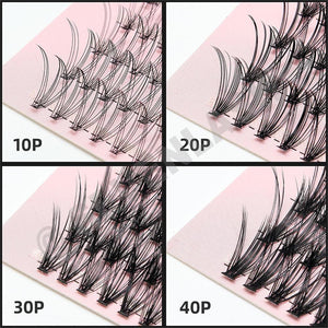 10D 20D Individual Cluster DIY Lashes 100 PCS 8-16 single Length Style 0.07