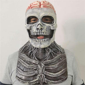Halloween Skull Mask / Scary Head Cover / Funny Scary Scream Mask