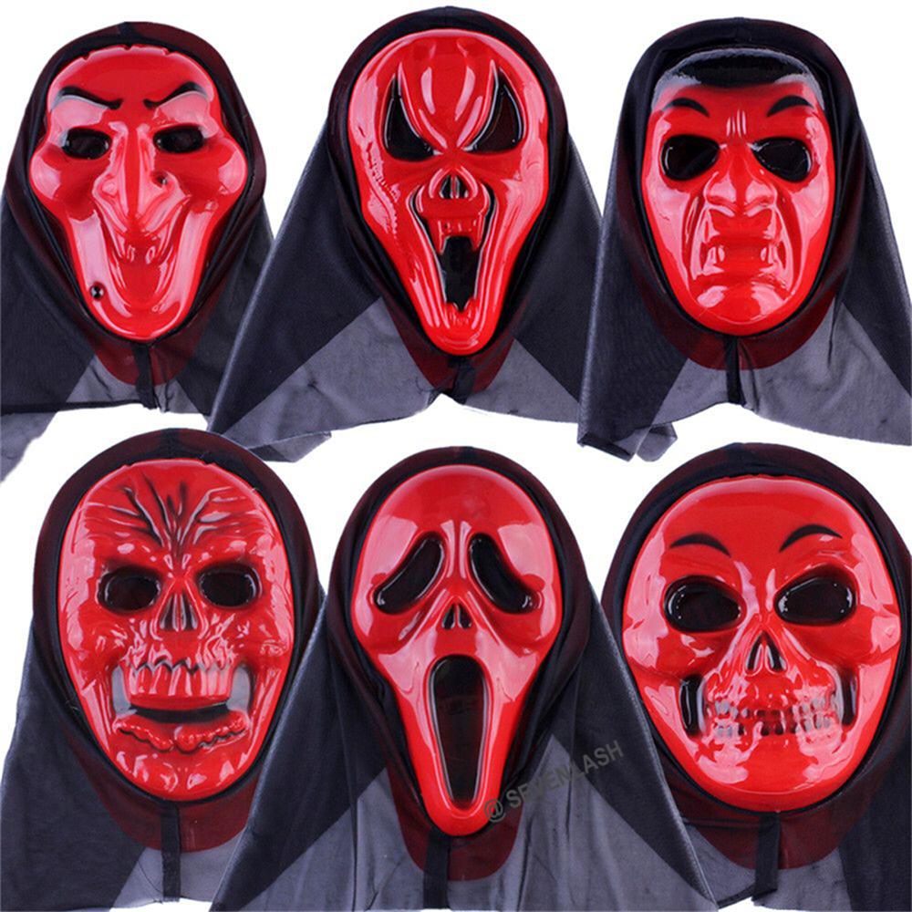 Halloween Retro Mask Ghost Festival Masquerade Party Horror Scary Skull
