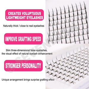 5D Promade Wispy Spikes Lash Extensions 0.07mm