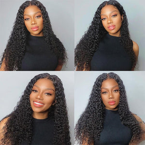 Spanish Wavy 3/4 Bundles 7A Remy Brazilian Hair Extension 100% Human Water Curly Bundles Extensions