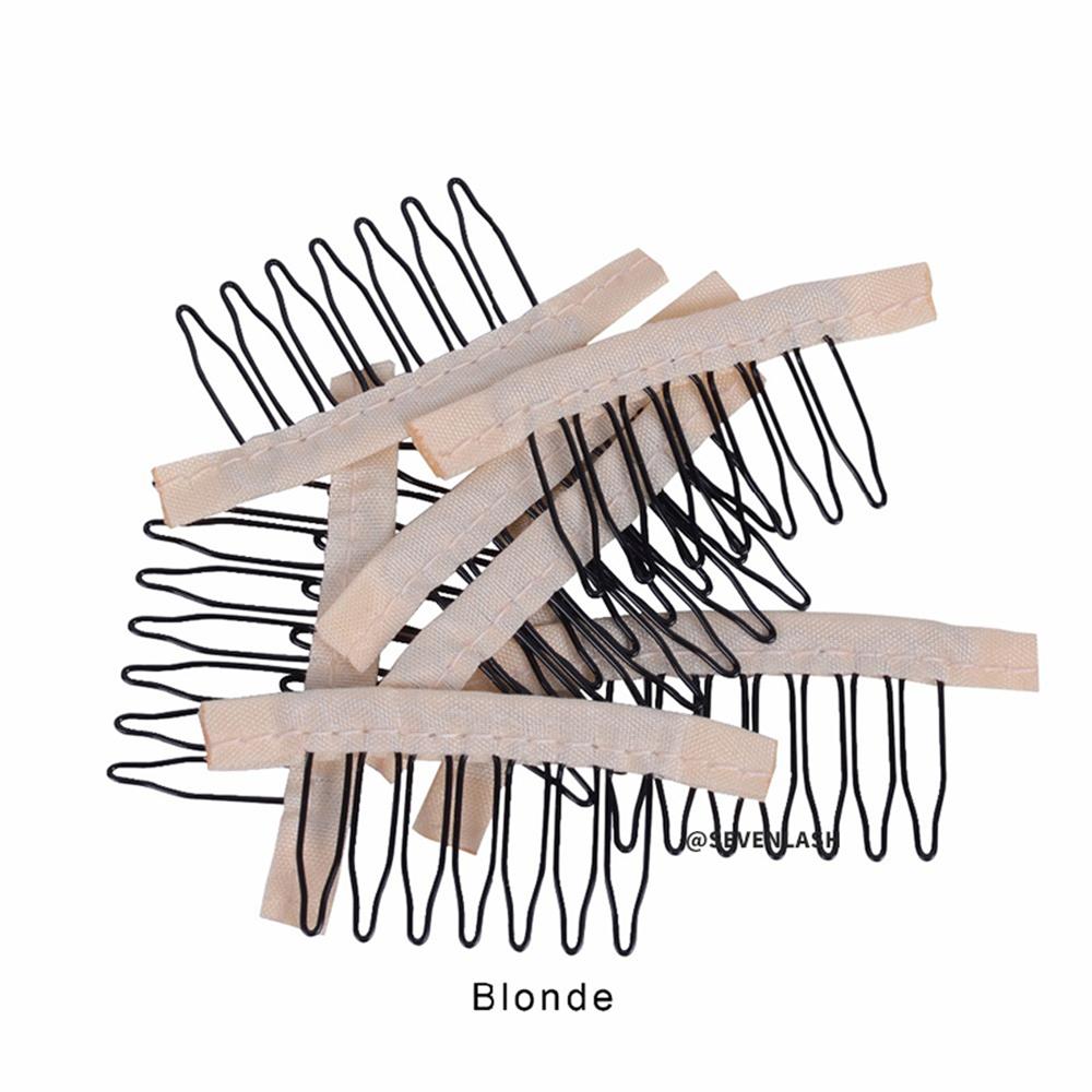 7 Theeth 10Pcs Lot Wig Combs For Wig Caps