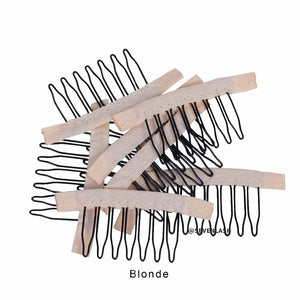 7 Theeth 10Pcs Lot Wig Combs For Wig Caps