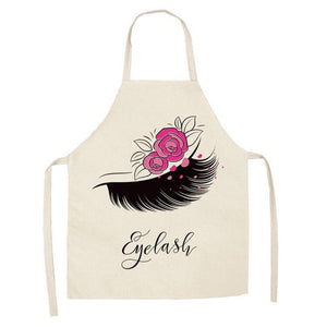 Embroidered Apron For Eyelash Artist