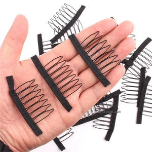 7 Theeth 10Pcs Lot Wig Combs For Wig Caps