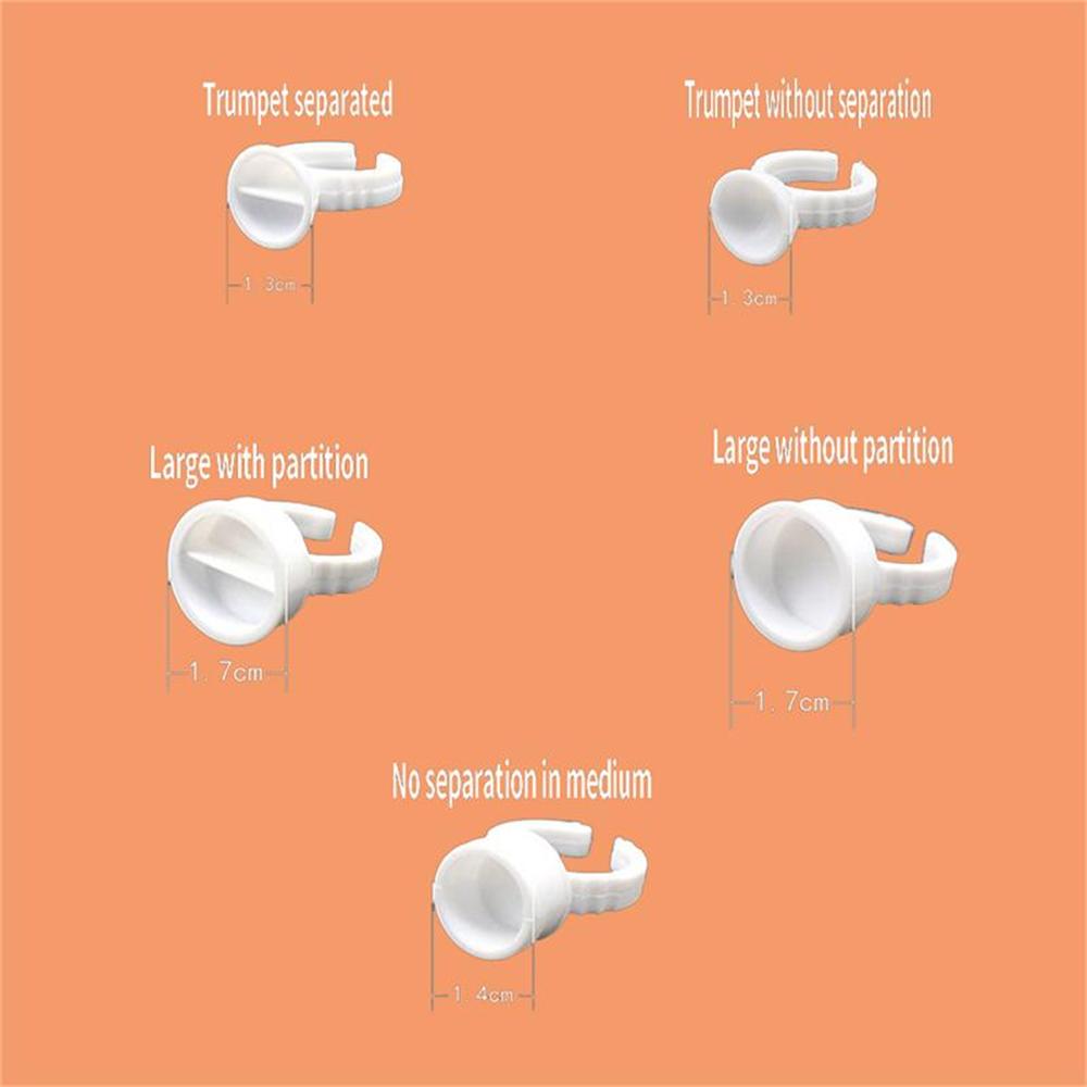 100pcs/bag Glue Ring Holder for Eyelash Extensions