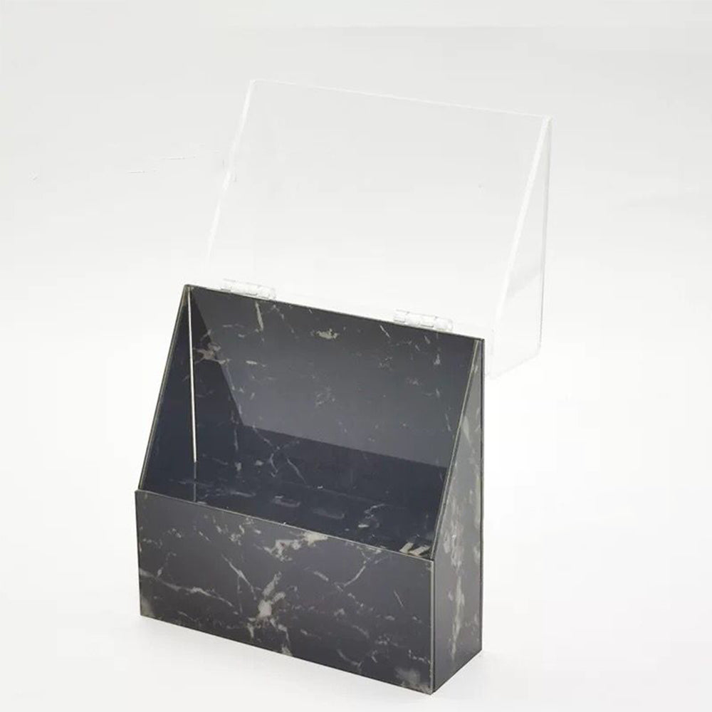 8-Hole Marbling Tweezer Display Stand Has a Dust Cover