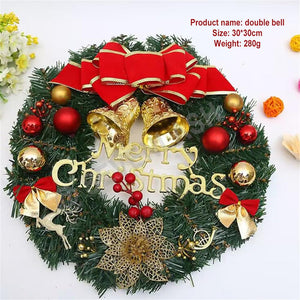 Christmas Decorations Wreath/Window Arrangement Door Hanging Rattan