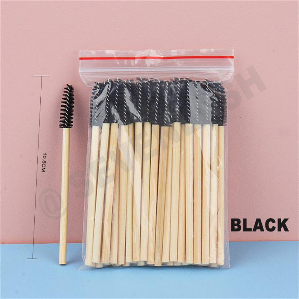 Bamboo Eyelash Brush (50Pcs/Pack)