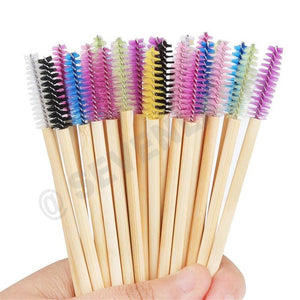 Bamboo Eyelash Brush (50Pcs/Pack)