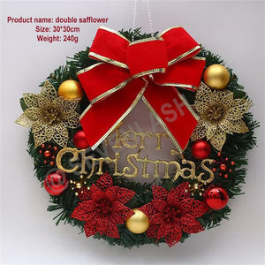 Christmas Decorations Wreath/Window Arrangement Door Hanging Rattan