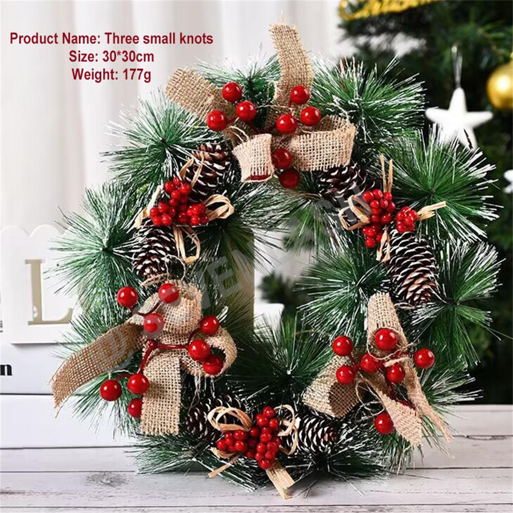 Christmas Decorations Wreath/Window Arrangement Door Hanging Rattan