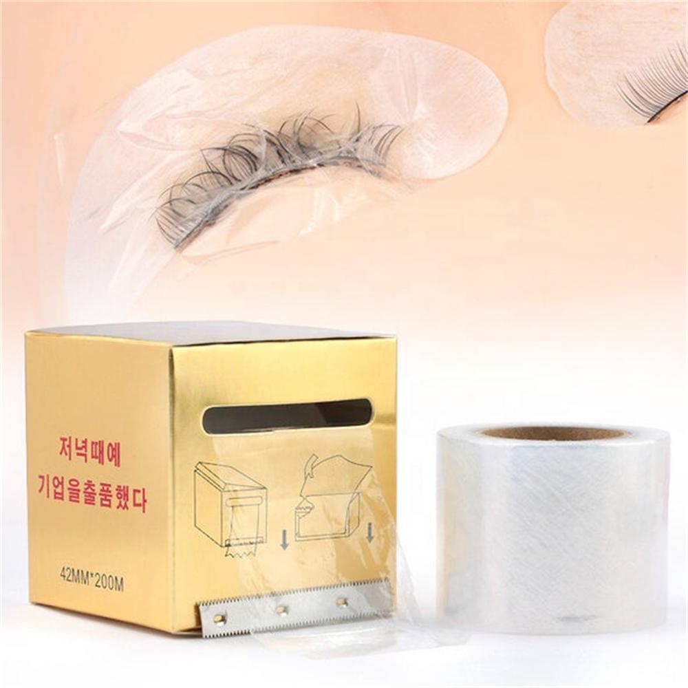 Cling Wrap For Eyelash Removals And Lifts