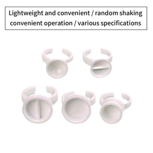 100pcs/bag Glue Ring Holder for Eyelash Extensions