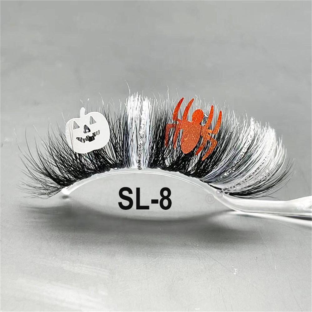 Halloween 20MM Party/Stage/Festival Color Glitter Eyelashes